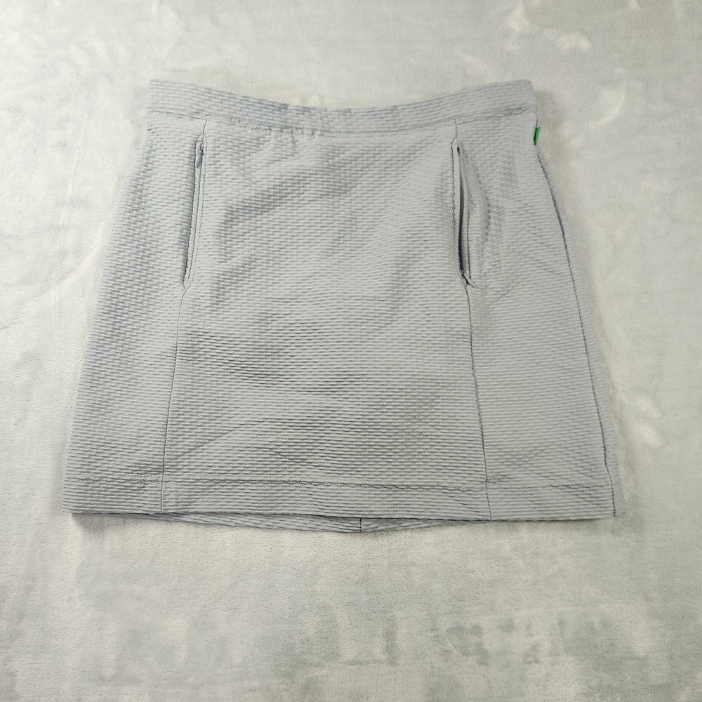 Tail Tech‎ Performance Skort Sz  S Grey Textured Pockets  Golf Pickleball Knee